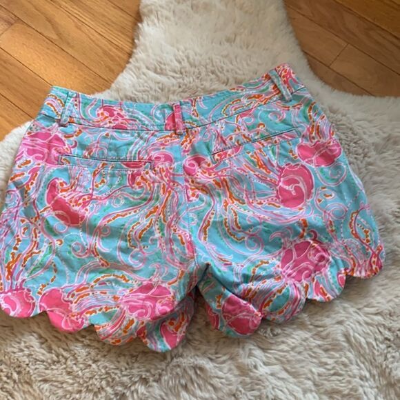 Lilly Pulitzer Buttercup Shorts In Jellies Be Jammin Print 00 - Picture 5 of 5